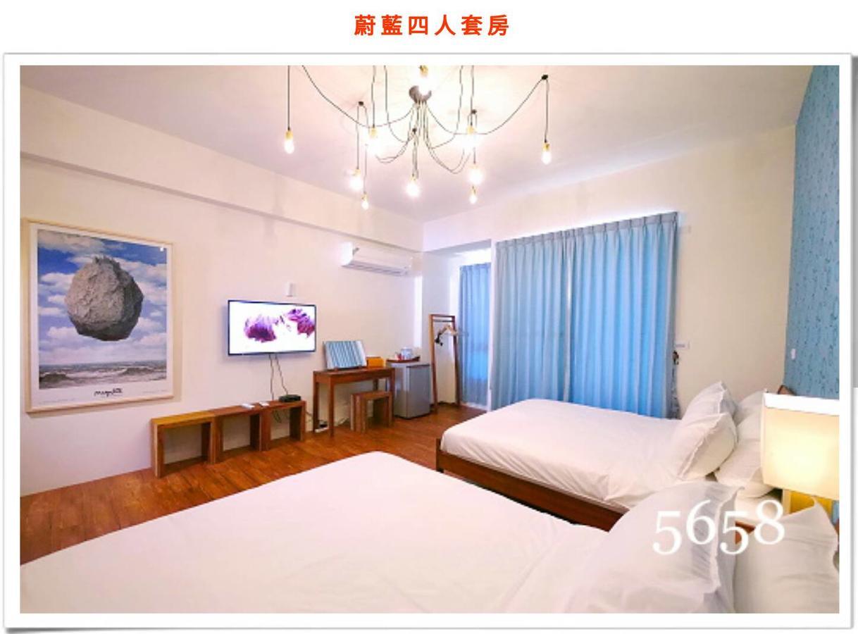 蔚藍白鷺民宿 Donggang Exterior foto